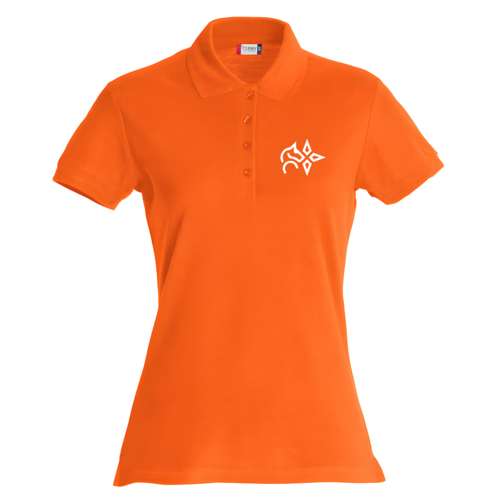 TRAIT BREIZH - POLO COTON FEMME ORANGE