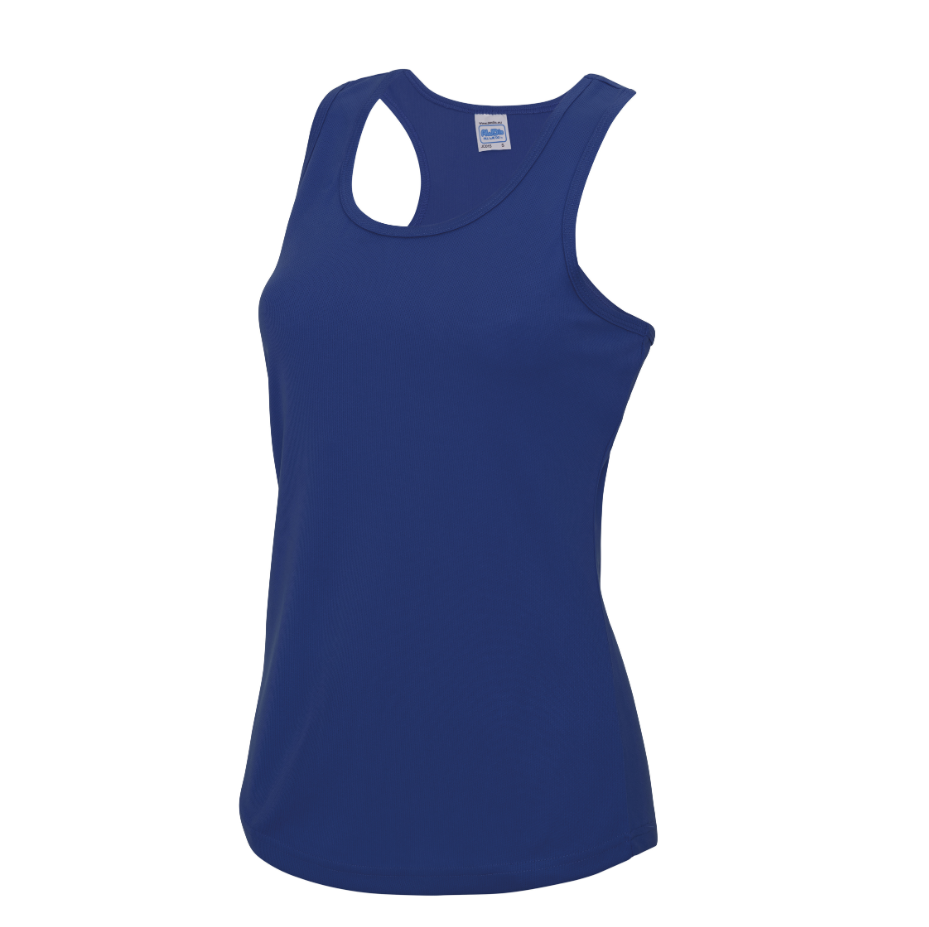 GST - débardeur bleu roy femme